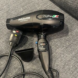 BaBylissPRO Black Nano Titanium Hair Dryer